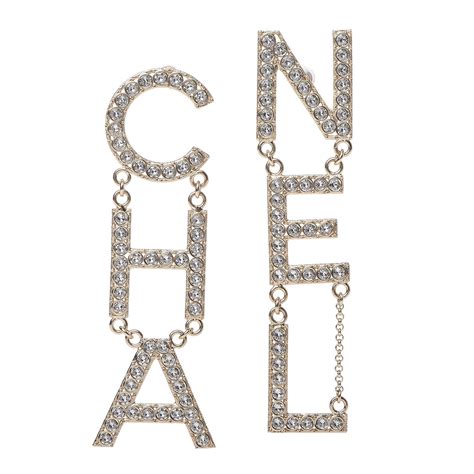 chanel runway cha nel earrings|chanel extrait earrings.